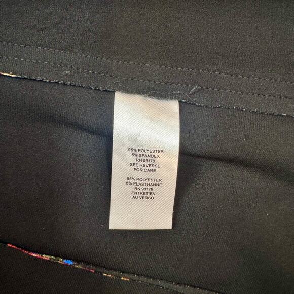 Tahari Floral Blazer Jacket Women’s 4 Black Floral Career Office Siren Botanical - Picture 9 of 16